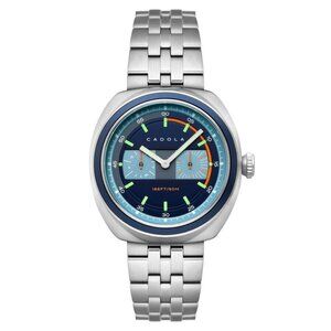 NWT Authentic Cadola Giulia GMT Quartz Blue Dial Men's Watch
